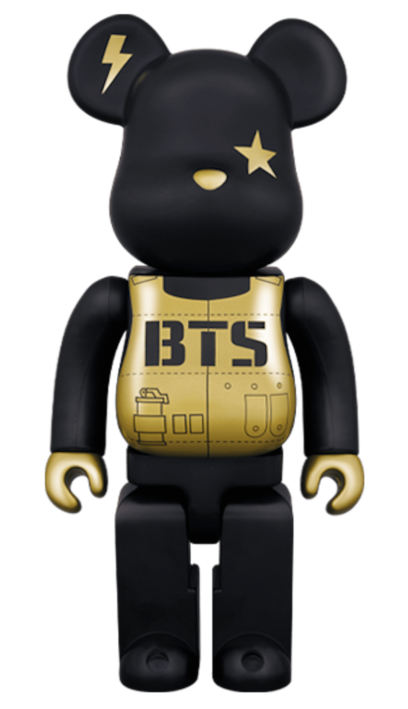Bearbrick Bulletproof Boy Group 400% Black