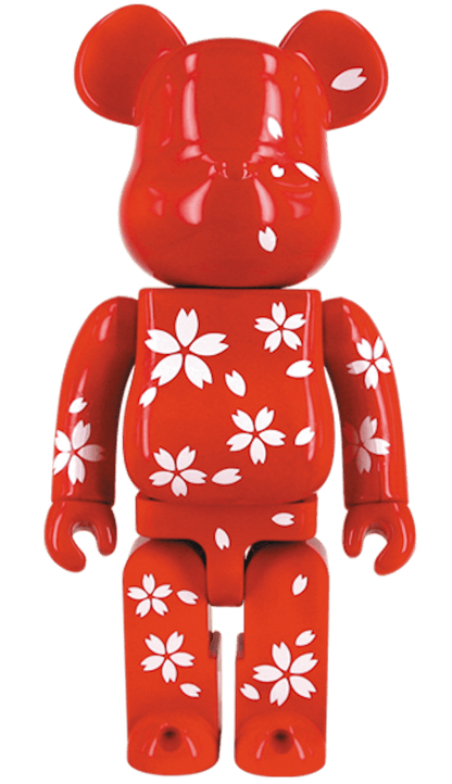 Bearbrick CJ Mart Cherry 400% Red