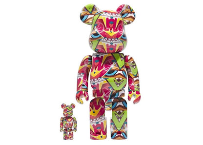 Bearbrick CRASH 100% & 400% Set Multi