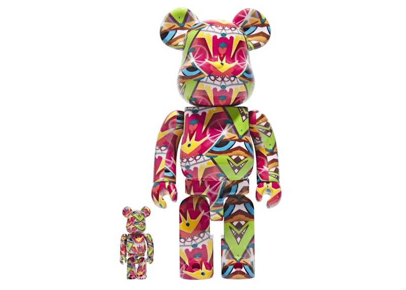 Bearbrick CRASH 100% & 400% Set Multi