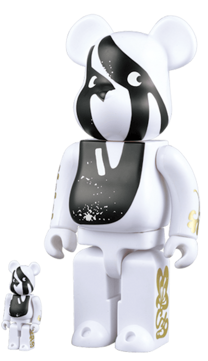 Bearbrick Cap & Pep 400% White