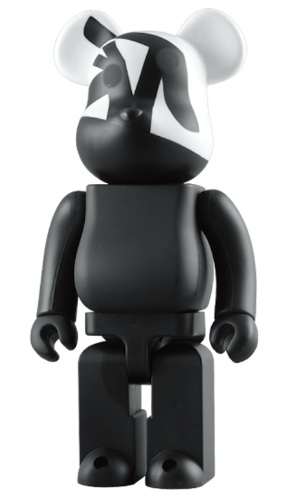 Bearbrick Caperino & Peperone Art of Sleeping 400% Black