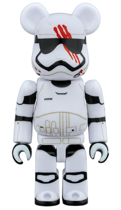 Bearbrick Captain Phasma & FN-2187 2 Pack 100% White