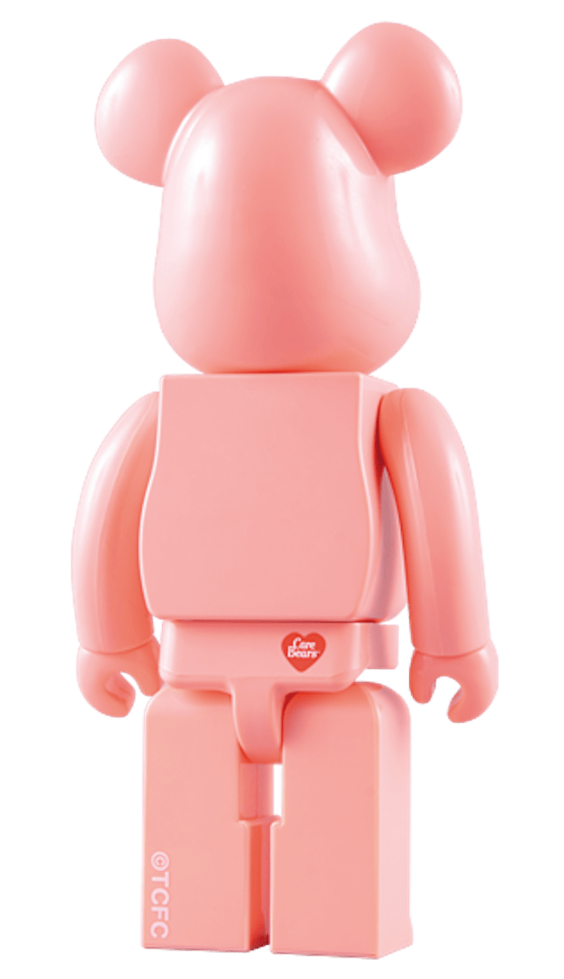 Bearbrick Care Bears(TM) Cheer Bear(TM) 400% Pink