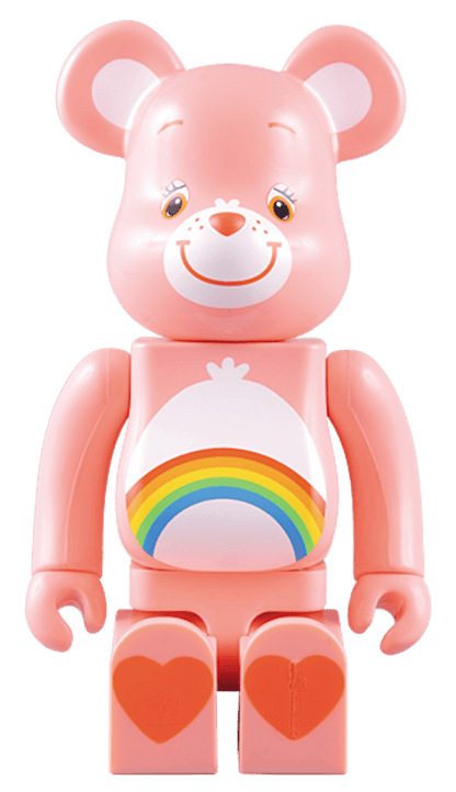 Bearbrick Care Bears(TM) Cheer Bear(TM) 400% Pink