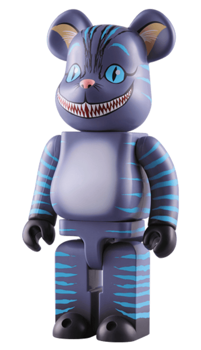 Bearbrick Cheshire cat 400% Purple