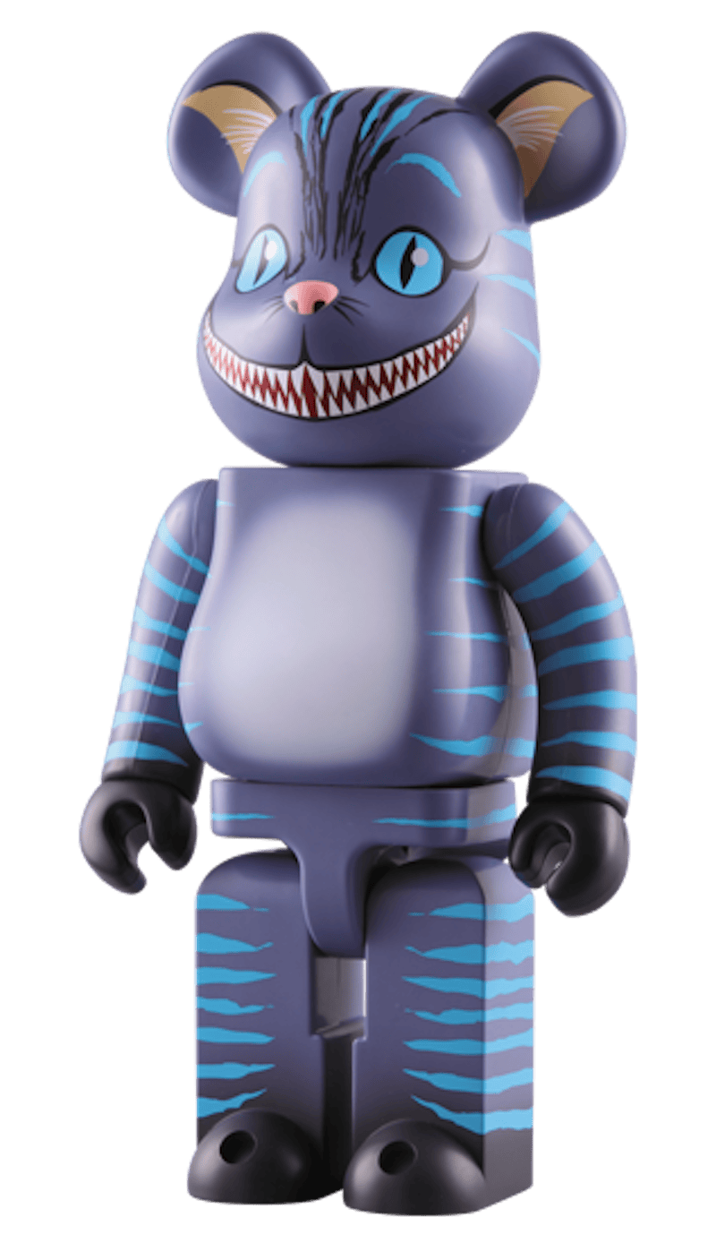 Bearbrick Cheshire cat 400% Purple