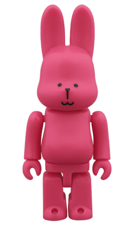 Bearbrick Craftholic 100% & 400% Set White