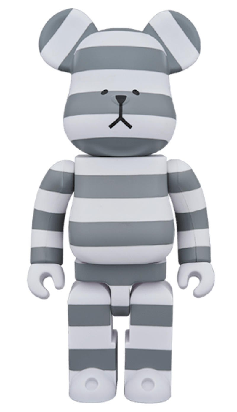 Bearbrick Craftholic 100% & 400% Set White