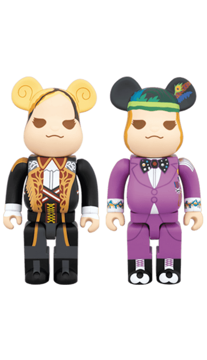 Bearbrick Crishow (Set of 2) 400% Multi