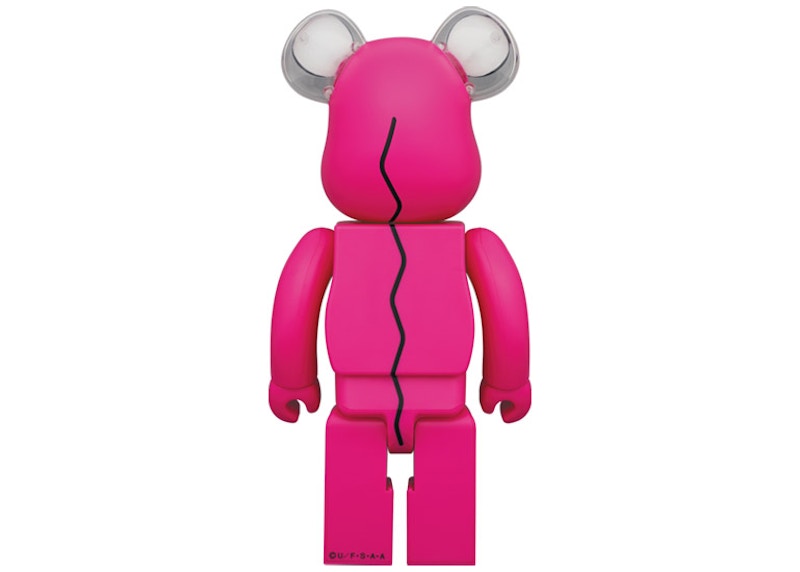 Bearbrick Crocodile Mountain 100% & 400% Set Pink