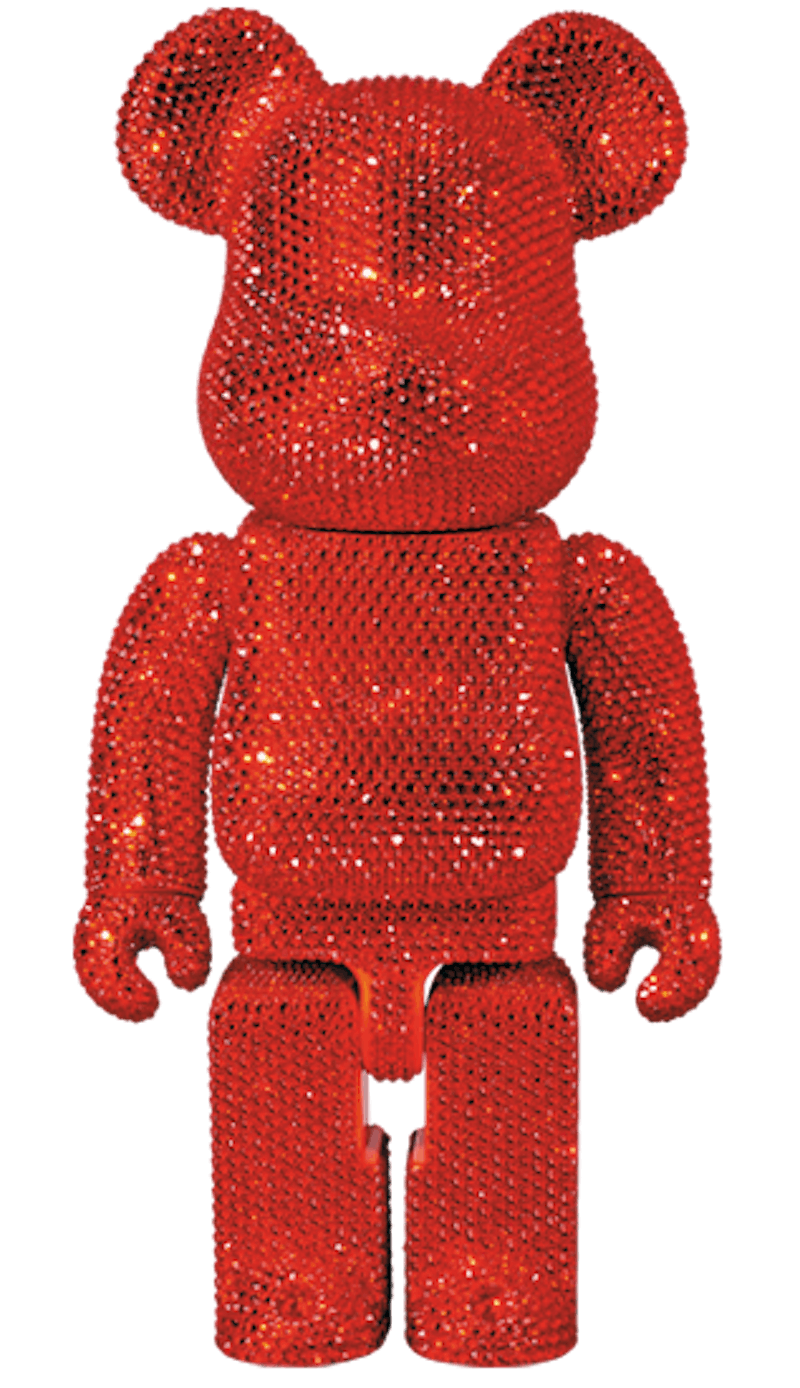 Bearbrick Crystal 400% Red