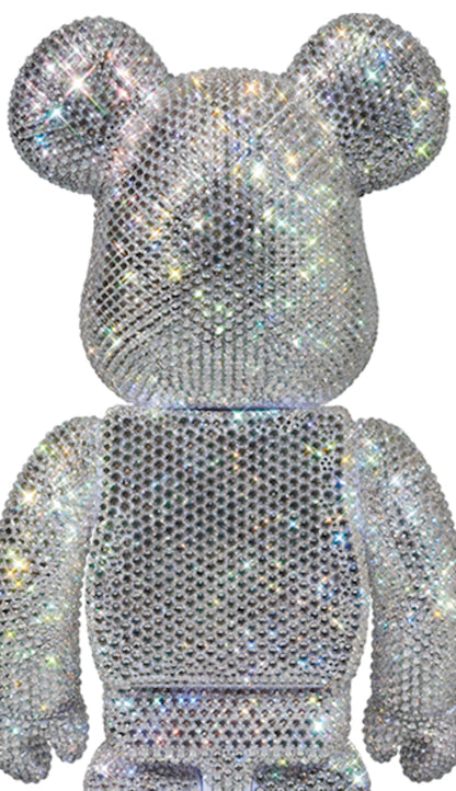 Bearbrick Crystal Decorate 400% Multi