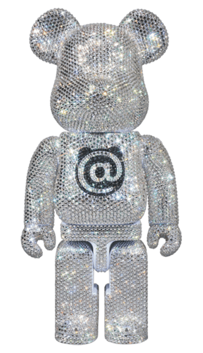Bearbrick Crystal Decorate 400% Multi