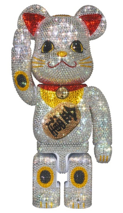 Bearbrick Crystal Decorate Lucky Cat 400%
