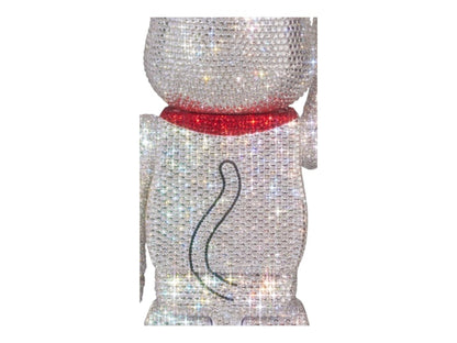 Bearbrick Crystal Decorate Lucky Cat Good Luck 400%