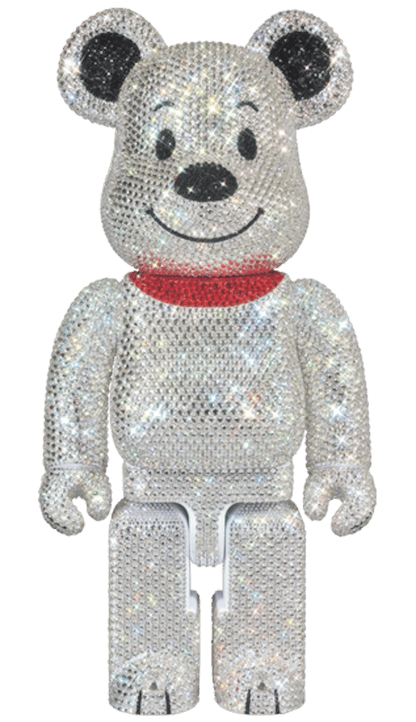 Bearbrick Crystal Decorate Snoopy 400% Crystal