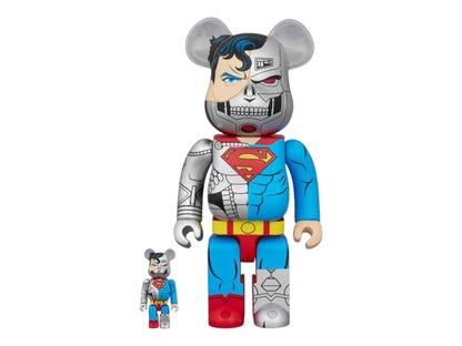 Bearbrick Cyborg Superman 100% & 400% Set