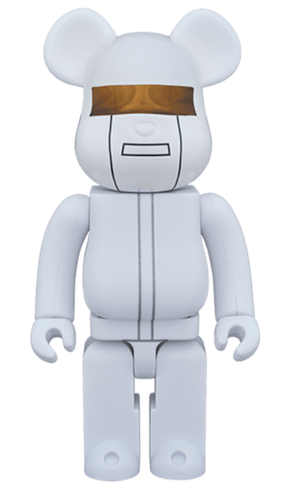 Bearbrick Daft Punk (White Suits Ver.) 400% White