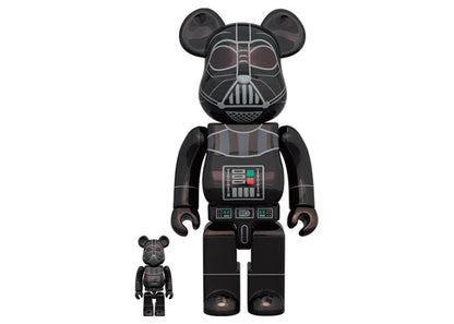 Bearbrick Darth Vader (Rogue One Ver.) 100% & 400% Set Chrome Ver.