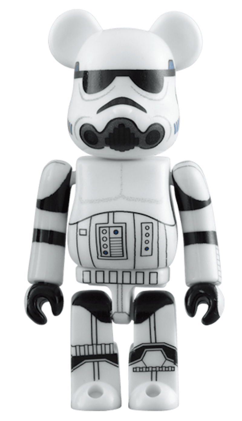 Bearbrick Darth Vader & Stormtrooper 2 Pack 100% Black