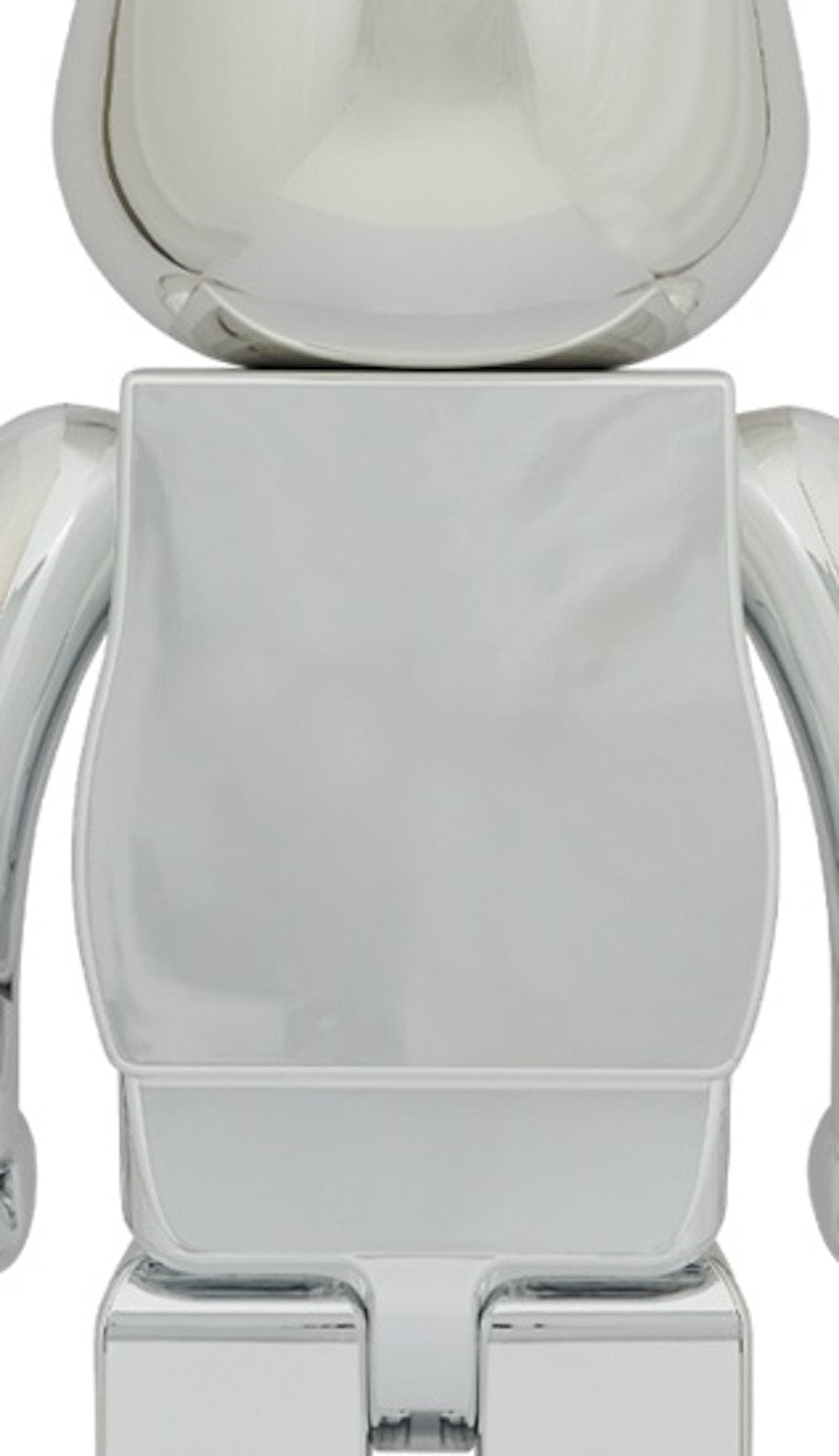 Bearbrick Daruma 1000% Silver Plated
