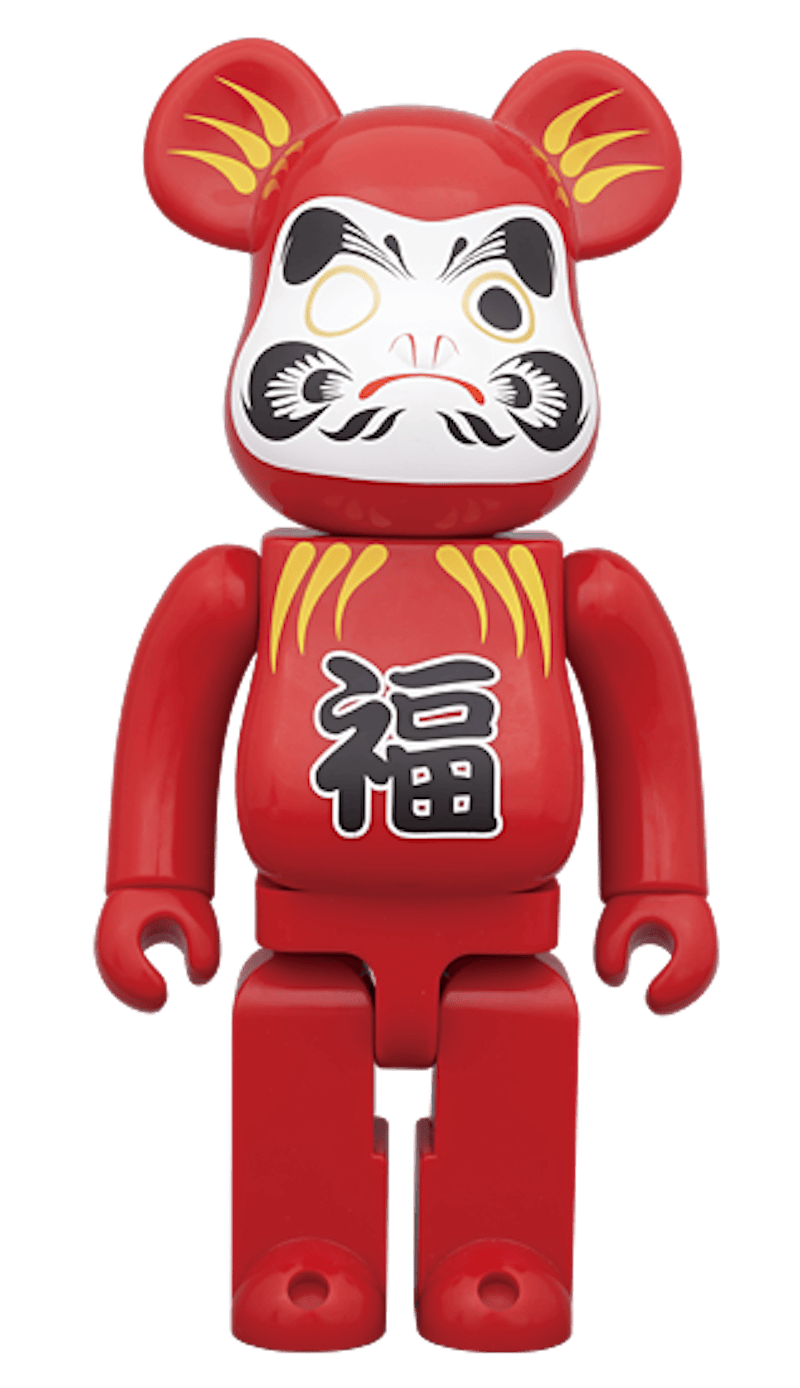 Bearbrick Daruma 400% Red