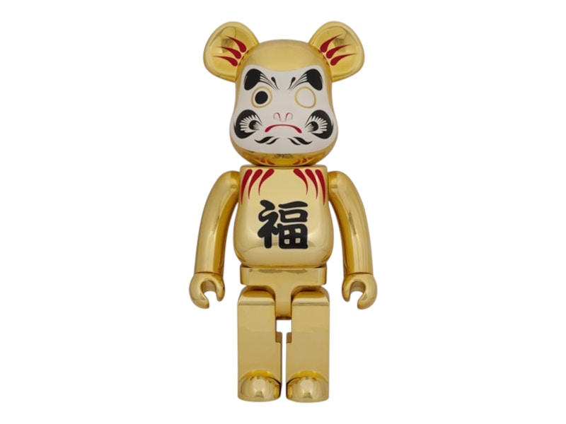 Bearbrick Daruma Gold Plated 1000%