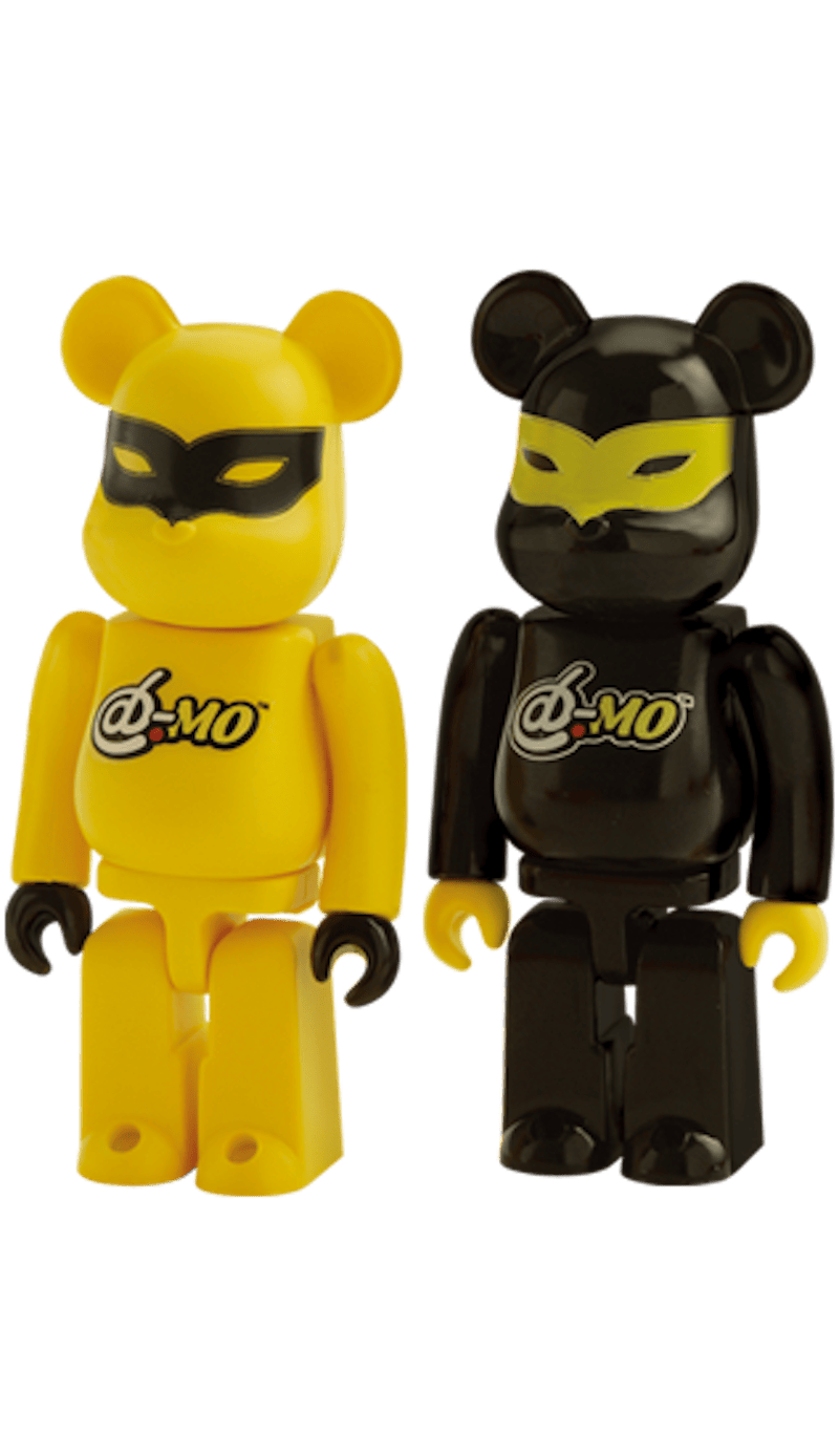 Bearbrick Datmo Yellow 100% & 400% Set Yellow
