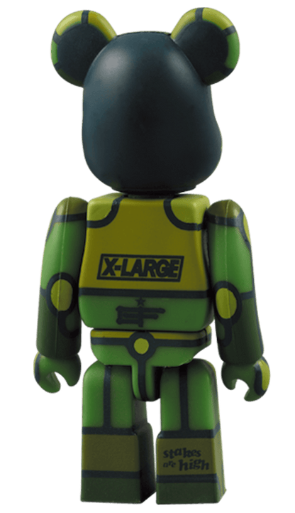 Bearbrick David Flores 100% & 400% Set Green