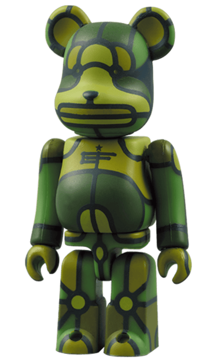 Bearbrick David Flores 100% & 400% Set Green