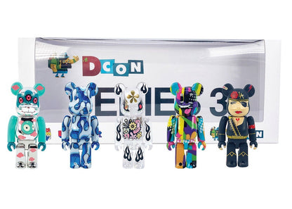 Bearbrick DesignerCon Artist Series 3 (Aaron Kai, Tara McPherson, Junko Mizuno, Sket-One and Brian Viveros) 100% (Set of 5)