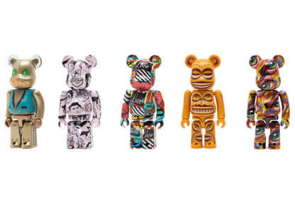 Bearbrick DesignerCon Artist Series 4 (Doktor A, Bobby Hundreds, Nina Palomba, Shag and Hannah Webb) 100% (Set of 5)