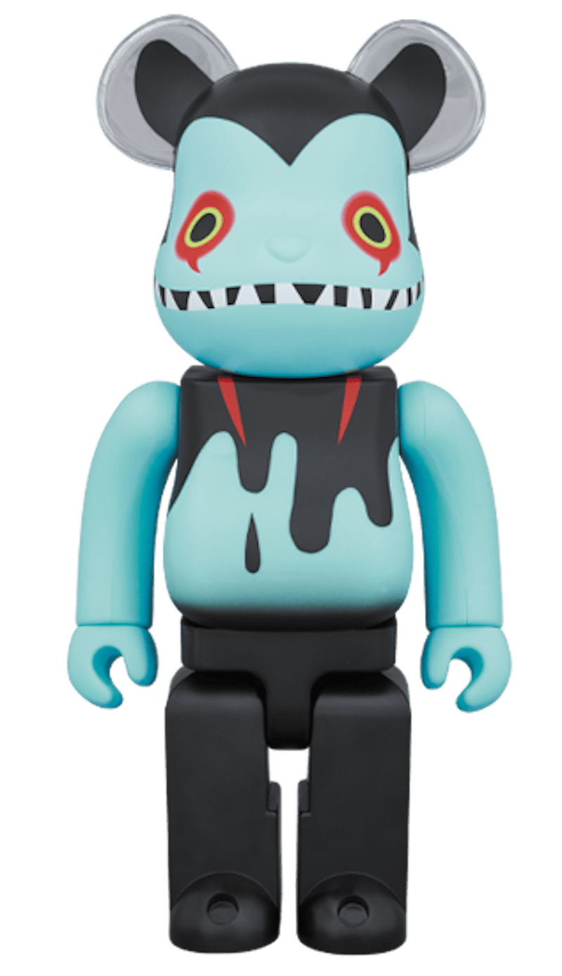 Bearbrick Devil Byron 100% & 400% Set Black