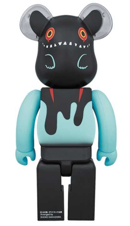 Bearbrick Devil Byron 100% & 400% Set Black