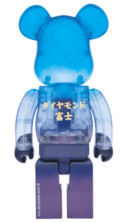 Bearbrick Diamond Fuji 400% Blue