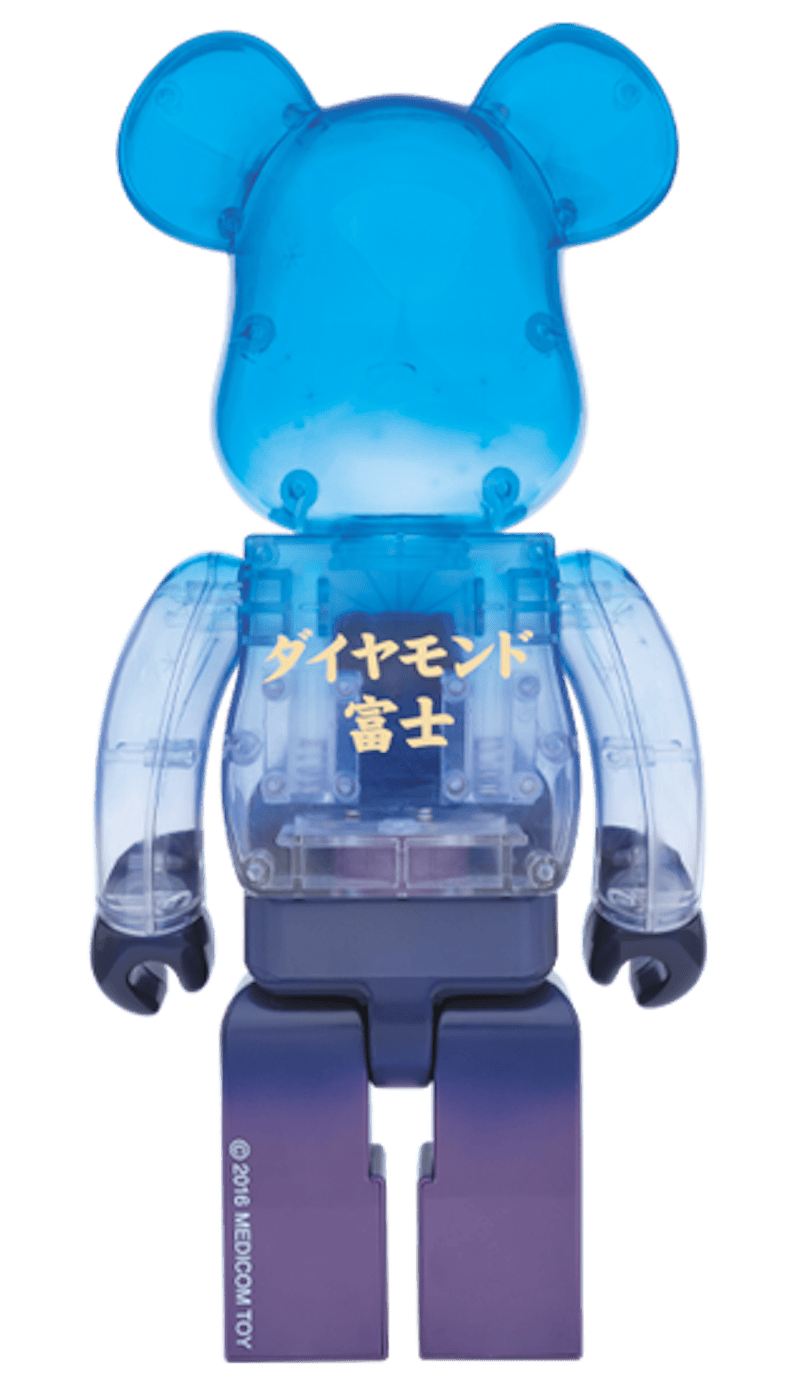 Bearbrick Diamond Fuji 400% Blue