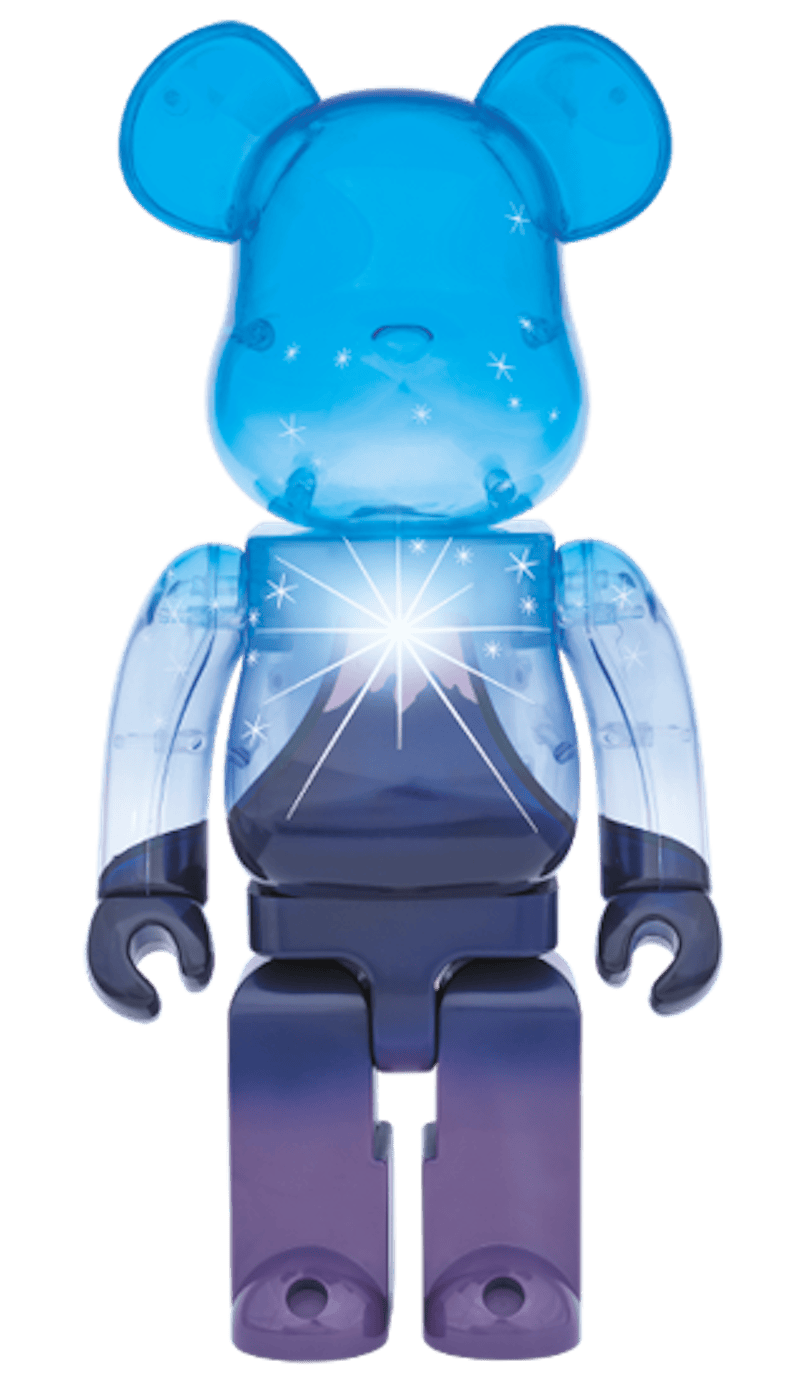 Bearbrick Diamond Fuji 400% Blue