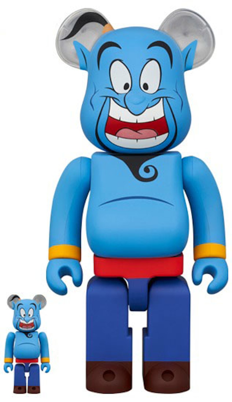 Bearbrick Disney Aladdin Genie 100% & 400% Set