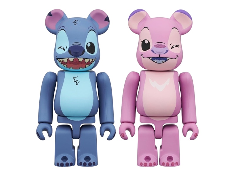 Bearbrick Disney Lilo & Stitch - Stitch & Angel 100% Set