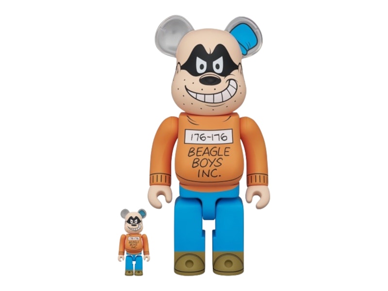 Bearbrick Disney The Beagle Boys 100% & 400% Set