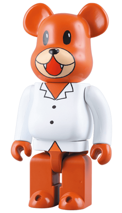Bearbrick Dr. Leonardo 400% Orange