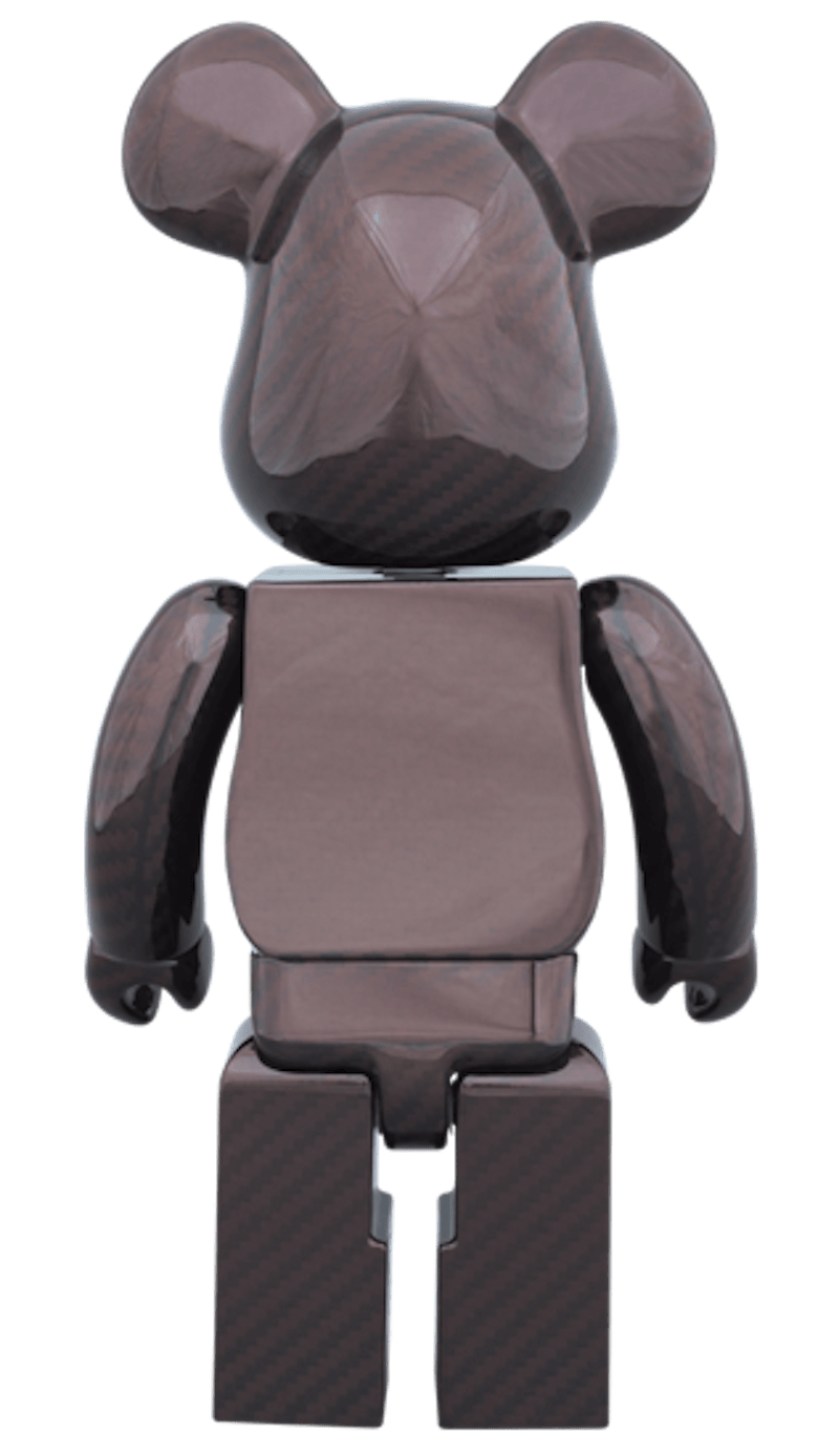 Bearbrick Dry Carbon 400% Red
