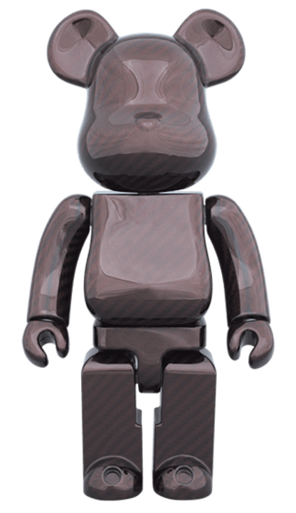 Bearbrick Dry Carbon 400% Red