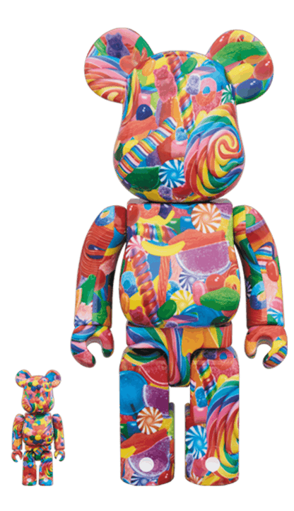 Bearbrick Dylan's Candy Bar 100% & 400% Set Multi