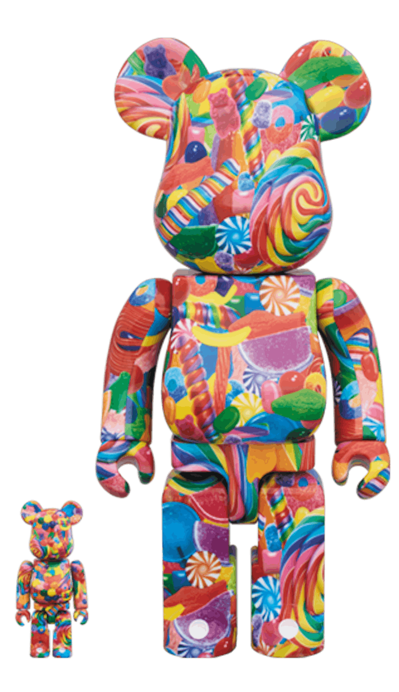 Bearbrick Dylan's Candy Bar 100% & 400% Set Multi