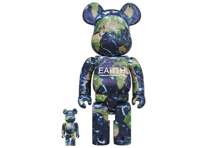Bearbrick Earth (Columbia Space Shuttle) 100% & 400% Set