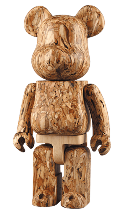Bearbrick Eco Value Wood 400% Wood