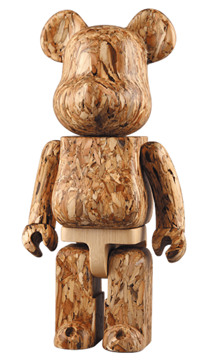 Bearbrick Eco Value Wood 400% Wood