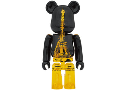Bearbrick Eiffel Tower 100% & 400% Set Golden Gown Ver.